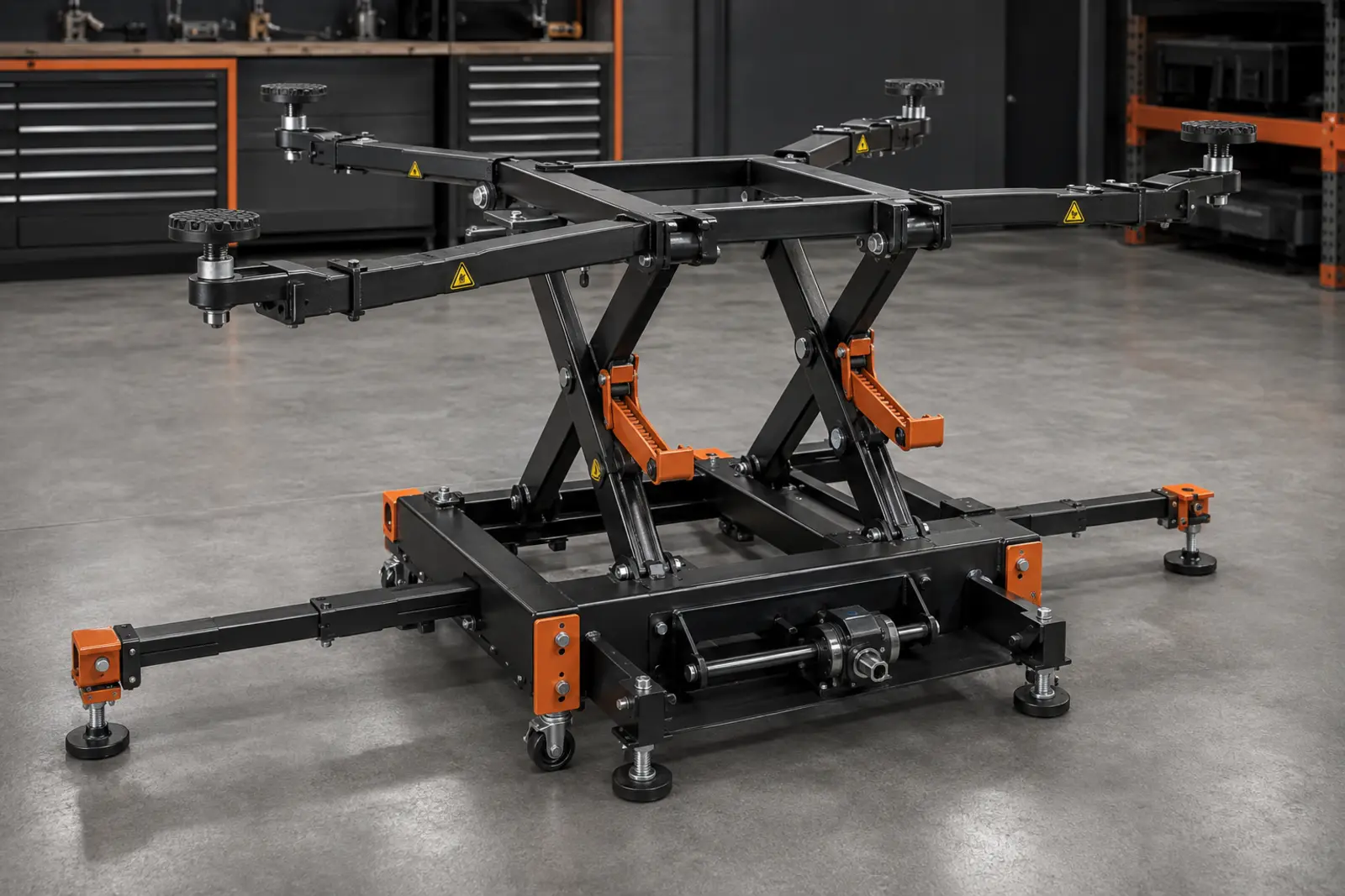 UL1-3000 portable UTV shop lift concept rendering